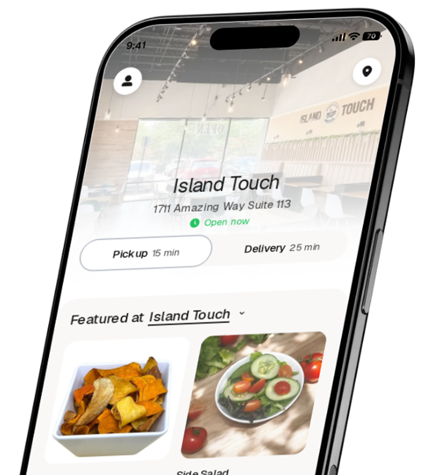 Island Touch app preview